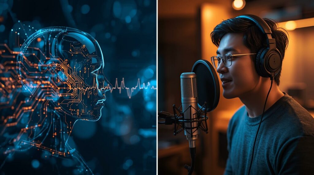 Differences Between AI and Human Voice-Overs You Must Know