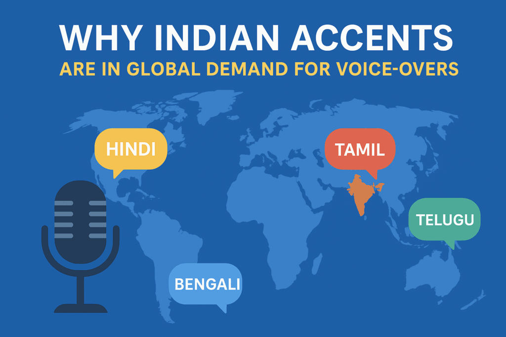 Demand for indian voice-overs globally