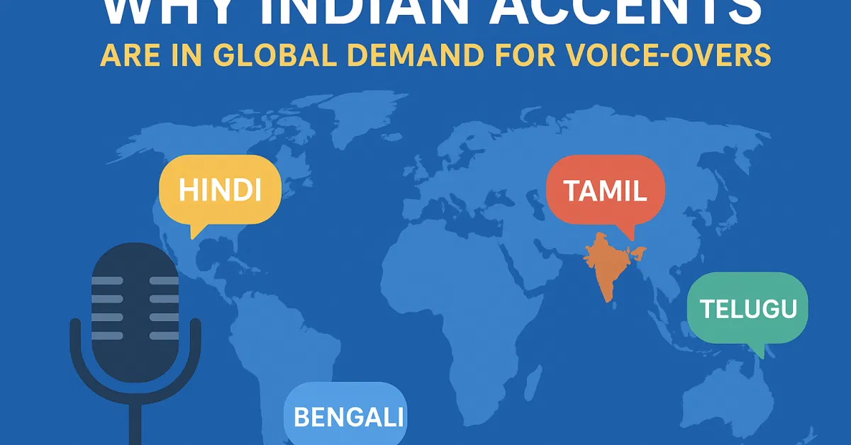 Demand for indian voice-overs globally